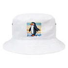 和み庵のドット絵ペンギン Bucket Hat