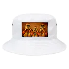 Mottan‘s Art Goods Shopの見ざる・聞かざる・言わざる　See no evil, hear no evil, speak no evil Bucket Hat
