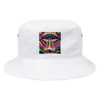 Zvookのサイケデリック　UFO Encountering the Unknown Bucket Hat