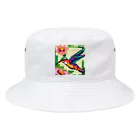 sam-chのドット絵ハチドリ Bucket Hat