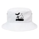 carameleggsのコウモリと墓と Bucket Hat