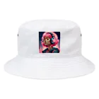 B_possibleのピンク髪の少女 リアルVer. Bucket Hat