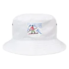 とみのスキーがすき Bucket Hat