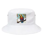 GOLAEのkarafurインコ Bucket Hat