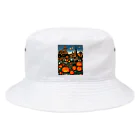 waffle2000のハロウィン風景 Bucket Hat