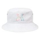 ゆるふわショップのゆるふわうさぎ Bucket Hat