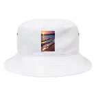 sawatchの浜辺の夕日 Bucket Hat