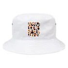 ワンダーワールド・ワンストップのたくさんのかわいいハロウィーンキャラクター Bucket Hat