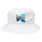 ようこそ　taitaitaro shop へのギリシャの街並み Bucket Hat