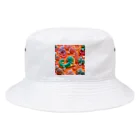 ぽてとのフルーツゼリーカメレオン Bucket Hat