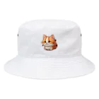 Auraのまん丸猫ちゃん Bucket Hat