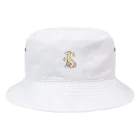 Cute mascot dogsのItalian Greyhound sitting Bucket Hat