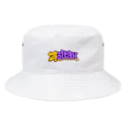 Zoltax.のZoltax. グラフィティ ロゴ 紅芋タルト Bucket Hat