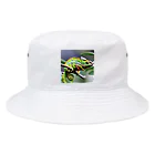 宇宙開発デザイン科のカラフルカメレオン Bucket Hat