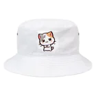 Shironekoの三毛猫ミケ Bucket Hat