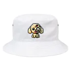 Mine-1のかわいいトイプードルグッズ　ゾンビ化 Bucket Hat