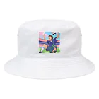 ほっこりグッズBASEのワールドカップ優勝を夢見るサッカー少年 Bucket Hat