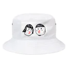 TakuP（たくぴ）のしゅむしゅむ君としゅむしゅむちゃん Bucket Hat