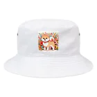 uyuyoshieの可愛い柴犬 Bucket Hat