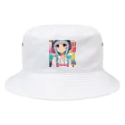 yamnetの季節をテーマにした美しいイラスト Bucket Hat