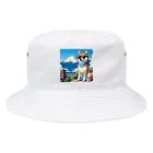 ピヨっこのサングラス犬　【銀次郎】 Bucket Hat