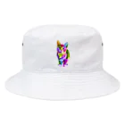フリーウェイ(株式会社)の猫のイラストグッズ Bucket Hat
