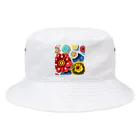 屋台 CLINICのフラワー3D風 Bucket Hat