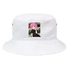 ワンダーワールド・ワンストップのピンク髪の少女③ Bucket Hat