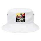 めそぽのカリフォルニアの白い車 Bucket Hat