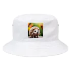 くろまめ　kuromameのハリネズミくん Bucket Hat