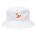 狐猫のふんわりショップの寝落ち寸前狐 Bucket Hat