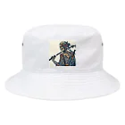 yukikinoの侍ドクロ Bucket Hat