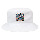 DJシャークのDJシャーク(thank you) Bucket Hat