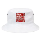 Critical_wingの赤の怪物 Bucket Hat