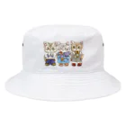 猫のきぬくんのお店のテオくん一家　クリスマスツアー Bucket Hat