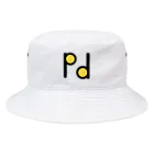 ピラミッディングデザインのｐとｄ Bucket Hat