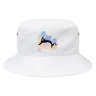 RabbitHouseのクジラ宙返り Bucket Hat