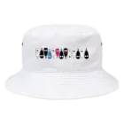 串カツワールドの串揚げ串カツクシニョロワールドグッズ Bucket Hat