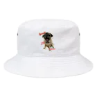 mimosaのI am Pug!　 Bucket Hat