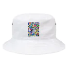 動物かわいいショップのつるのむれ Bucket Hat