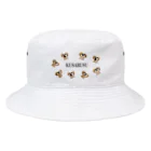 【公式】KUSABUSUのぽんぽんぽんのしん（ロゴ） Bucket Hat