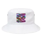 Kumamanのオーロラシルク Bucket Hat