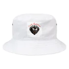 Love and peace to allの鉄の心臓が欲しい Bucket Hat