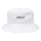 HAND_design_2023のHANDロゴ(グラデーション) Bucket Hat