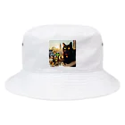 0416artのラッキーキャット Bucket Hat