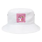 unicorn_dreamsの夢の国のピンクのユニちゃん Bucket Hat