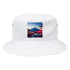 P.H.C（pink house candy）の富士山と紅葉、そして湖のグッズ Bucket Hat