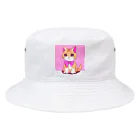 Officefaceのリボン猫ちゃん Bucket Hat