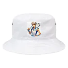 セキネ動画編集者@sun-light-webのテニスプレイヤーTakashiくん Bucket Hat