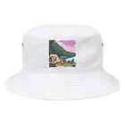 キュンとなる出会いをのキャンプ気分 Bucket Hat